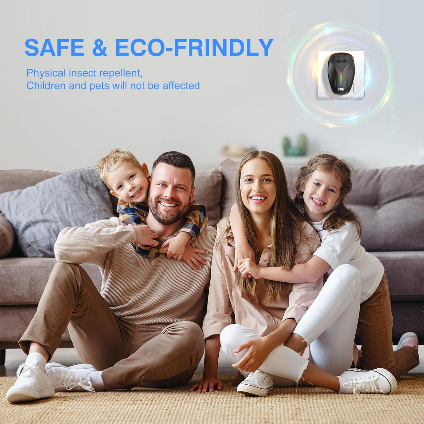 Upgraded Ultrasonic Repeller & Insect Indoor Repeller